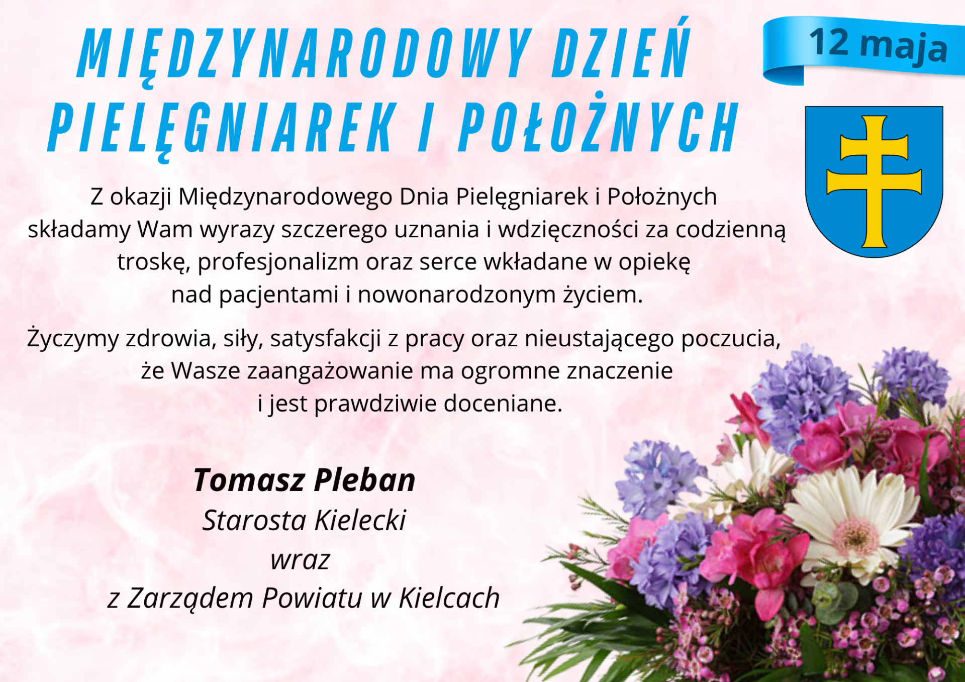 12 maja - Międzynarodowy Dzień Pielęgniarek i Położnych